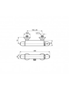 MISCELATORE X DOCCIA TERMOST. PEGASO EMMEVI 2