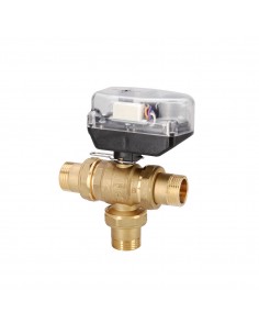 VALV.DI ZONA ICMA 1'' 3 VIE A PASS. TOT. MOTORIZ. C/BY PASS