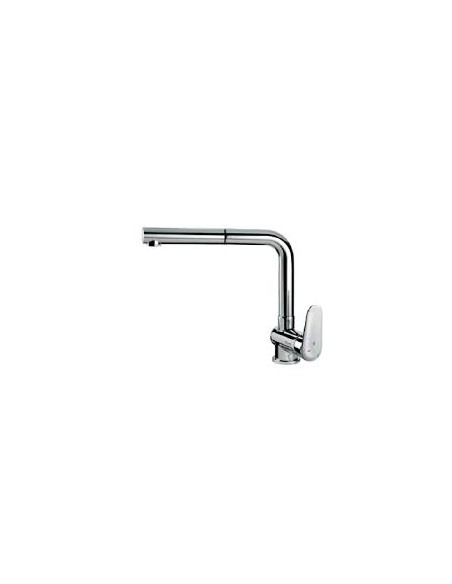 MISCELATORE LAVELLO C/DOCCETTA ESTRAIBILE E BOCCA GIREVOLE BETA NEW CROMO