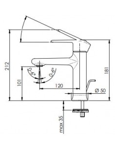 MISCELATORE REMER LAVABO VANITY CROMO 2