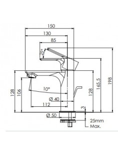 MISCELATORE REMER LAVABO ENERGY CROMO 2