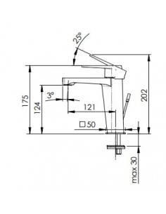 MISCELATORE LAVABO DREAM CROMO 2