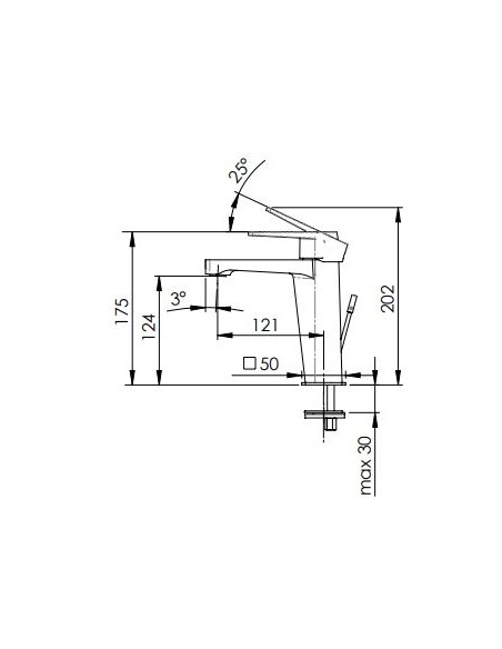 MISCELATORE LAVABO DREAM CROMO
