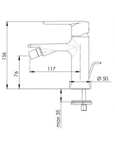 MISCELATORE REMER BIDET VANITY CROMO 2