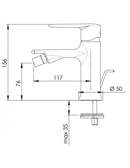 MISCELATORE REMER BIDET VANITY CROMO