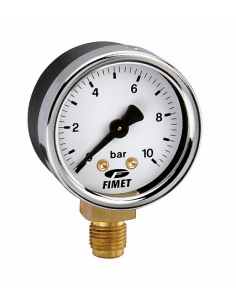 MANOMETRO PER AUTOCLAVE ATT. LATERALE 0-10 BAR