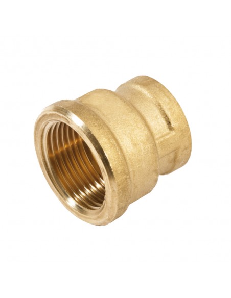 MANICOTTO RIDOTTO  FF OTTONE GIALLO 1/2X3/8