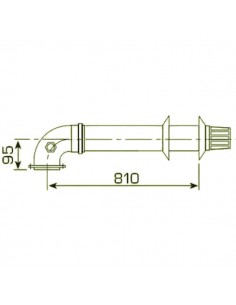 KIT. CONDOTTO COASSIALE X MURELLE