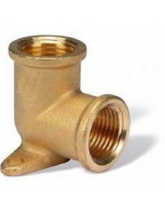 GOMITO OTTONE Ø 1/2 FF C/ALETTE