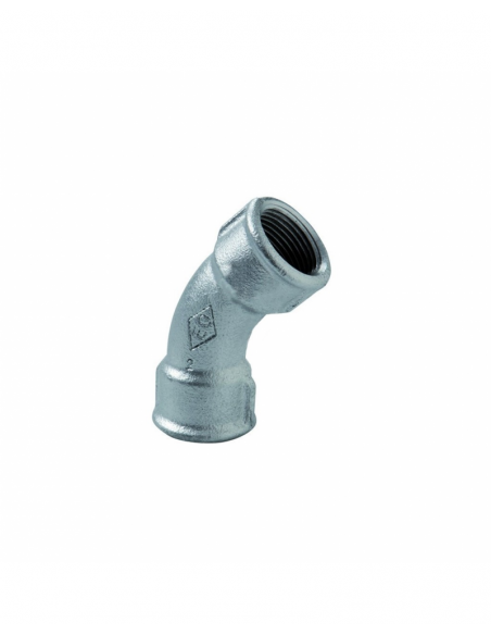 GOMITO Ø 3/4 FF A 45° ZINCATO