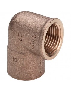 GOMITO  BRONZO RID. FF 16X1/2    90 FR