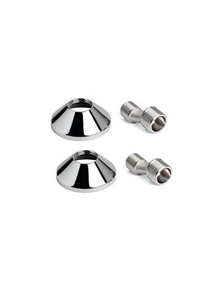 ECCENTRICO 1/2 OTTONE CROMATO X GRUPPO AMURO