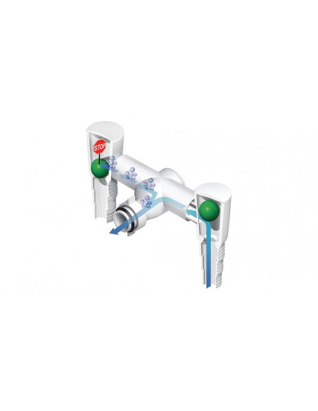DOPPIO ATTACCO LAVATRICE-LAVASTOVIGLIE Ø 1"1/2 x 40