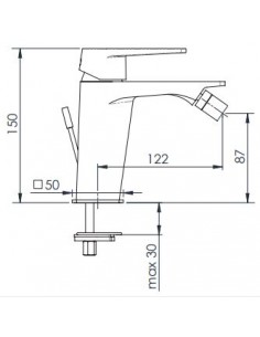 MISCELATORE DREAM MONOCOM BIDET C/SCAR 2