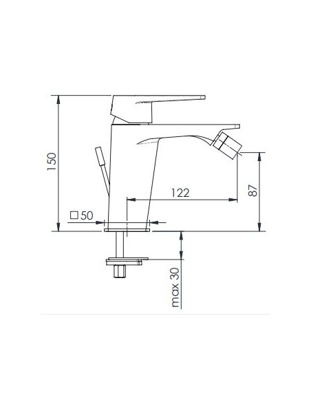 MISCELATORE DREAM MONOCOM BIDET C/SCAR