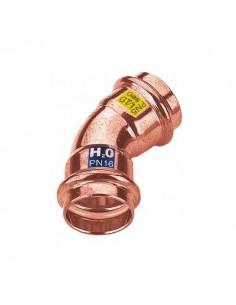 CURVA 45 FF RAME VIEGA GAS 22