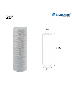 CARTUCCIA FILO AVVOLTO 20" 5 MICRON