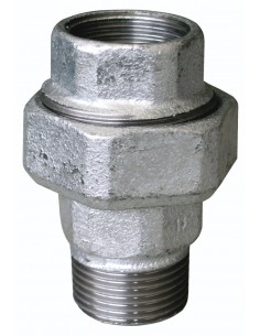 BOCCHETTONE DRITTO MF ZINC. 1'1/2 F.341