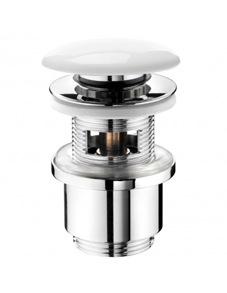 PILETTA CLICK CLACK C/TROPPO PIENO E TAPPO IN CERAMICA