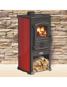 STUFA A LEGNA KARINA ROSSA 5-7 KW
