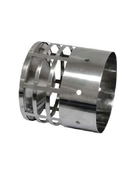 TERMINALE INOX ANTIVENTO D. 80