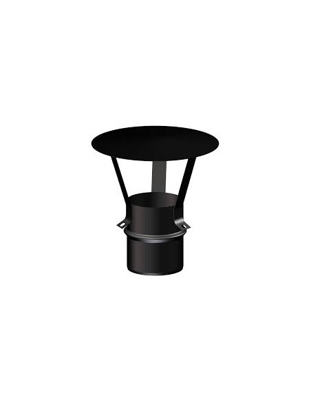 CAPPELLO VERTICALE NERO OPACO CONTI