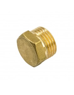 TAPPO IN OTTONE D.3/8  MASCHIO