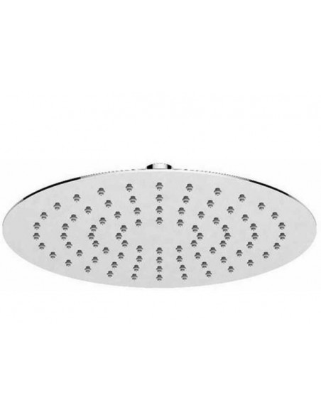 SOFFIONE DOCCIA ACCIAIO INOX SS304 CROMO TONDO 25X25