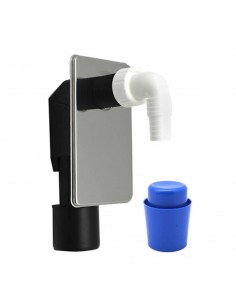 SIFONE LAVATRICE PLACCA CROMATA