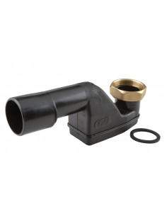 SIFONE A S X VASCA 1''1/2 PVC DADO IN OTTONE