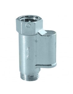 VALVOLA DI SICUREZZA VERTICALE C/REGOL. PER SCALDAB.