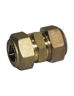 RACORDO INTERMEDIO DRITTO DOPPIO GAS 22