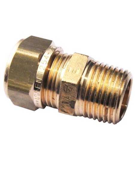 RACCORDO OGIVA OTTONE 14 X 1/2M GAS