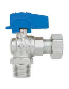 VALVOLA A SFERA Ø 1/2 M C/GIRELLO A SQUADRA FARF.