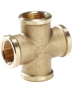 RACCORDO A CROCE OTTONE Ø 3/4