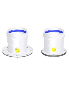 RACCORDI ALL. SCARICO/ASPIR. F/F Ø 80 BIANCO