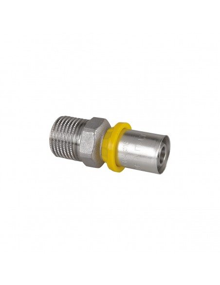 RACCOR. 20X1/2M X TUBO MULTIST. Ø 20 GIALLO PER GAS