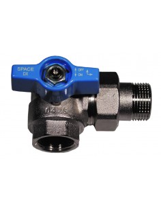 VALVOLA A SFERA A SQUADRA X COLL. Ø 3/4 CON BOCC.