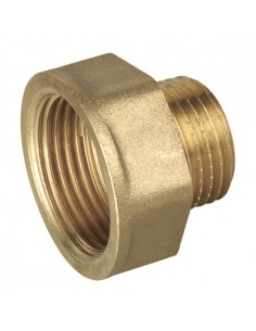 PROLUNGA RIDOTTA MF  OTTONE 1"1/4x1"