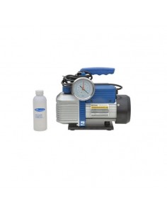 POMPA PER VUOTO MOD. TE-DS1 C/ELETTROV+VACUOMETRO 42 LT
